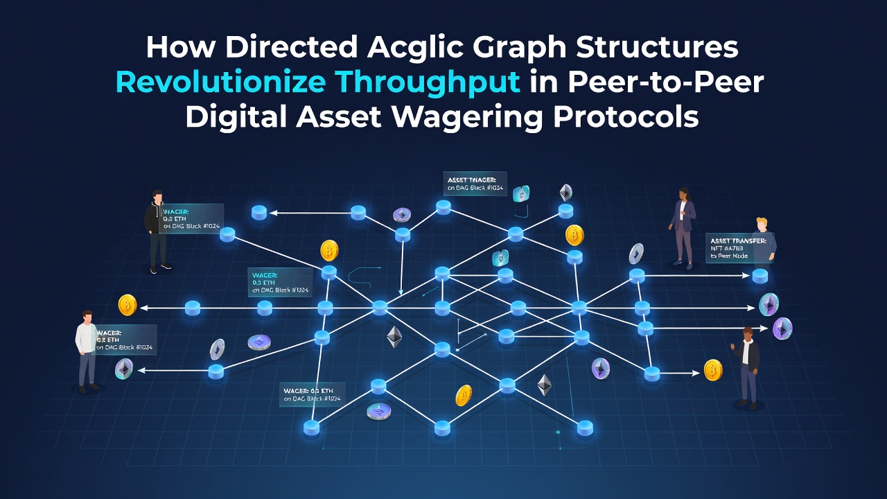 Visualisierung einer Directed Acyclic Graph Struktur in einem dezentralen Netzwerk für digitale Asset-Transaktionen