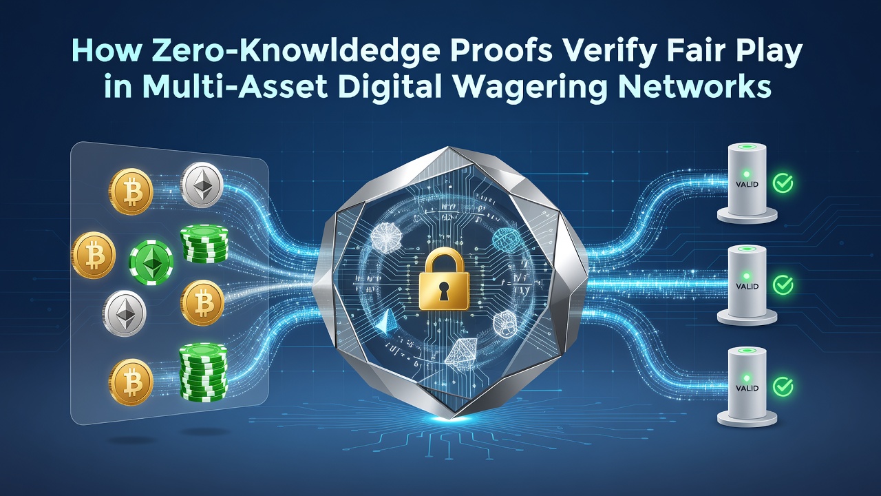 Darstellung eines Zero-Knowledge-Proof-Systems in einer digitalen Wettumgebung mit mehreren Assets