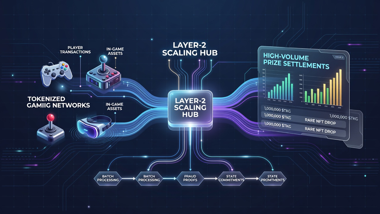 Darstellung von Preisabwicklungen und Transaktionsflüssen in Layer-2-Umgebungen für Gaming-Netzwerke