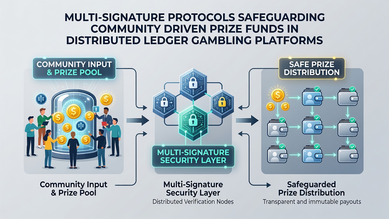 Illustration der Anwendung von Multi-Signatur in dezentralen Gambling-Plattformen