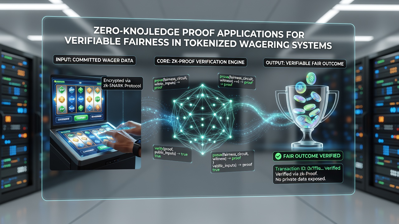 Darstellung von verifizierbaren Wettprozessen mit Zero-Knowledge-Proofs in dezentralen Netzwerken