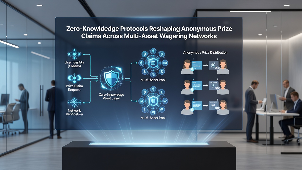Illustration zu anonymen Preisclaims mit Zero-Knowledge-Technologie in Multi-Asset-Netzwerken